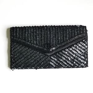 Vintage Delill Envelope Clutch Beads & Sequins
